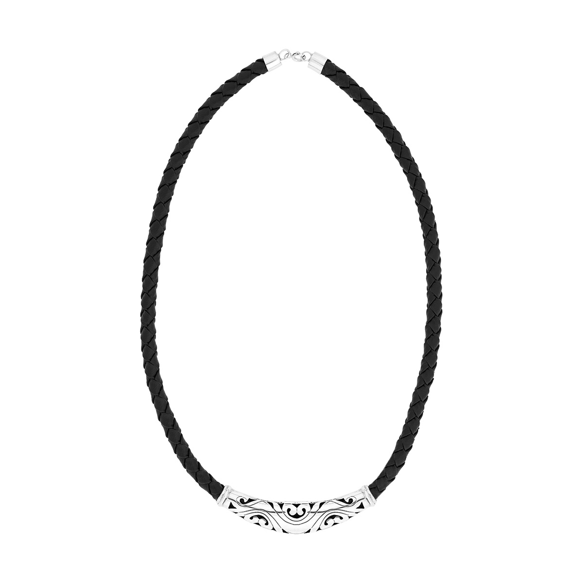 Adeng Silver Necklace by Nusa (Top View)
