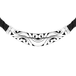 Adeng Silver Necklace by Nusa (Front View)