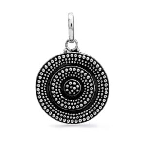 Amed Silver Pendant by Nusa (Front View)
