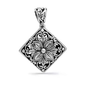 Bangli Silver Pendant by Nusa (Front View)