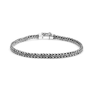 Bratan Silver Bracelet by Nusa (Front View)