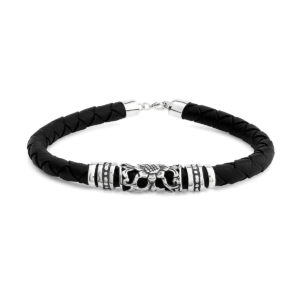 Catu Silver Bracelet by Nusa (Front View)
