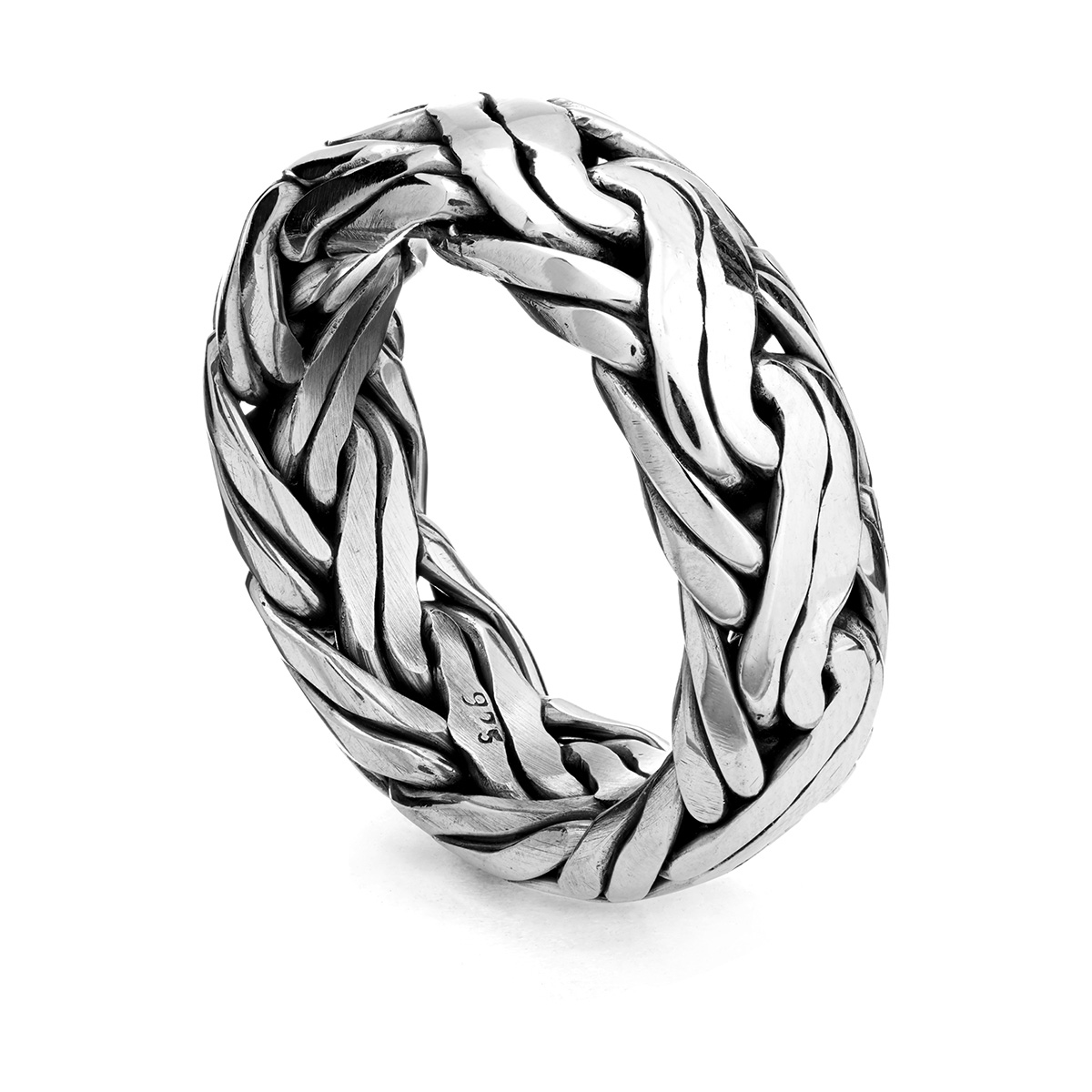 Anel de Prata Denpasar por Nusa (Vista Angular)