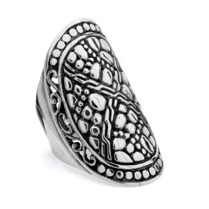 Geger Silver Ring by Nusa (Front View)