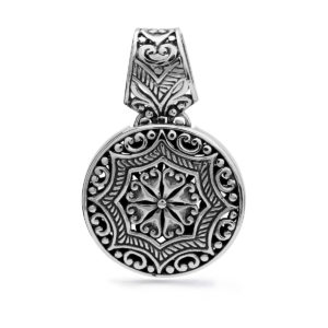 Jembong Silver Pendant by Nusa (Front View)