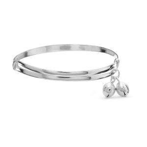 Kadek Silver Baby Anklet by Nusa (Front View)