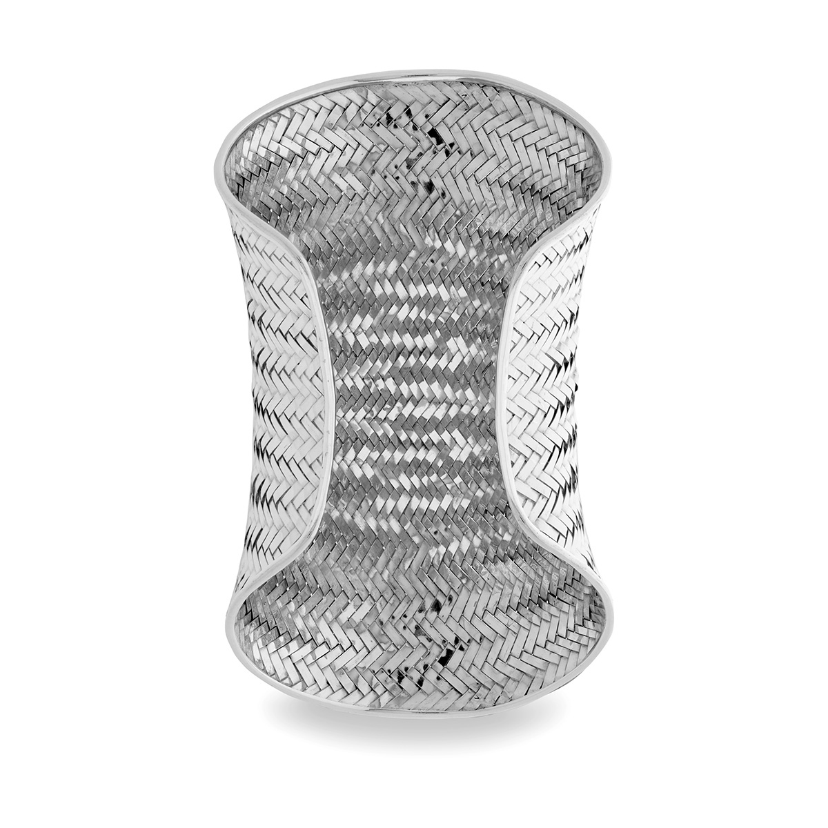 Ketewel Silver Cuff by Nusa (Back View)