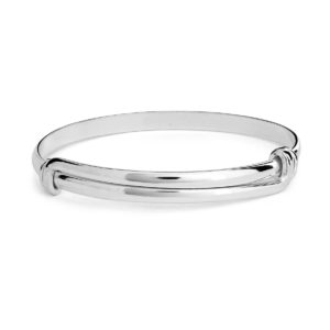 Komang Silver Baby Bracelet by Nusa (Front View)