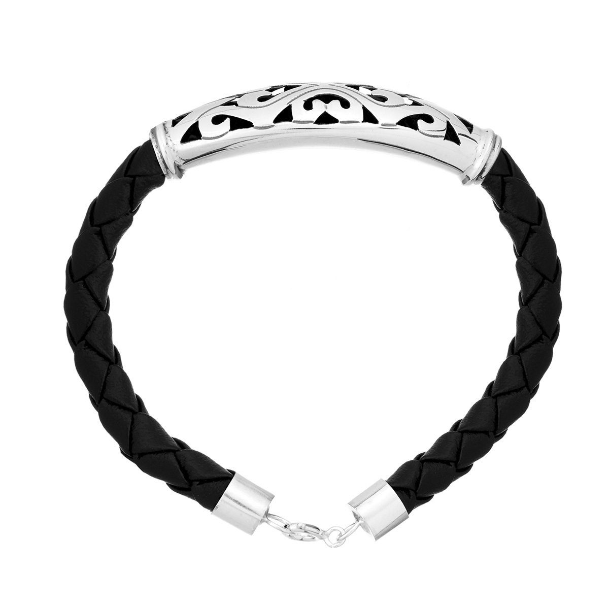 Lesong Silver Bracelet by Nusa (Top View)