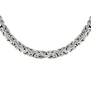 Medewi Silver Chain Necklace by Nusa (Front View)