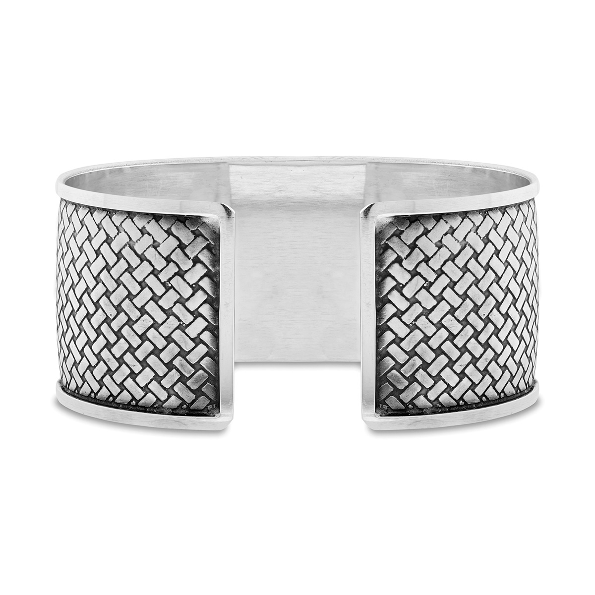 Melasti Silver Cuff by Nusa (Back View)
