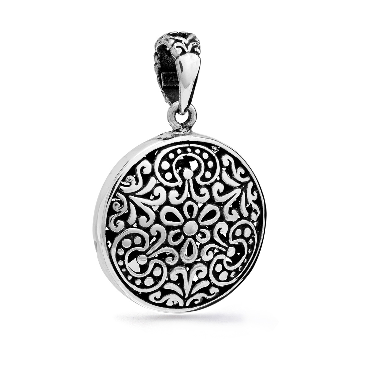 Mendaum Zilveren Hanger door Nusa (Hoekweergave)