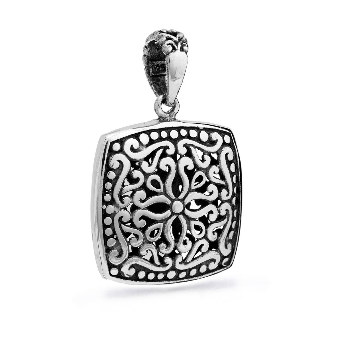 Otan Zilveren Hanger door Nusa (Hoekweergave)