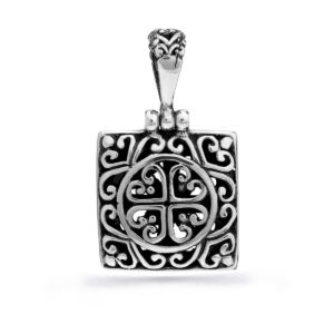 Palasari Silver Pendant by Nusa (Front View)