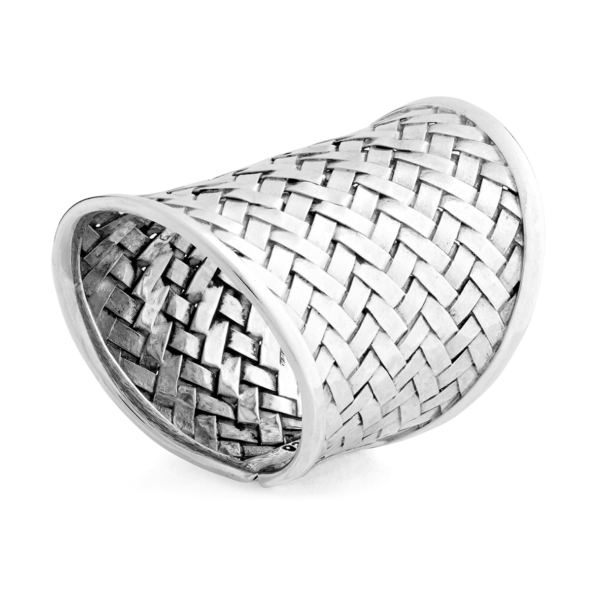 Anello in argento Saluban di Nusa (Vista angolare)