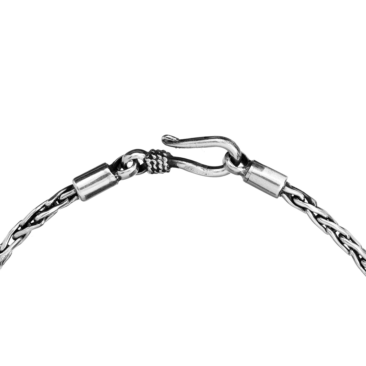 Sungi Silver Chain by Nusa (Clasp View)