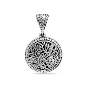Tabanan Silver Medallion by Nusa (Front View)