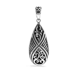 Telaga Silver Pendant by Nusa (Front View)