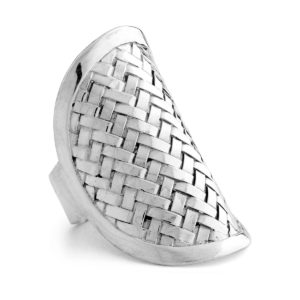 Tugel Silver Ring by Nusa (Front View)