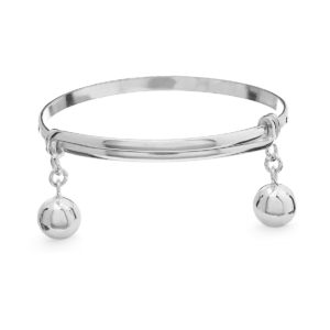 Wayan Silver Baby Anklet by Nusa (Front View)